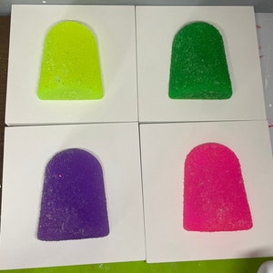 Giant Gumdrop Wall Art, 3D Pop Art, Neon Resin Art, Candy Art, Pop Art Decor, Kids Nursery Decor