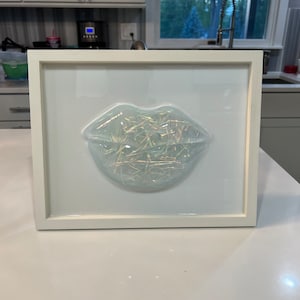 Giant Lips Holographic, 3D Pop Art wall art, Kiss Me Lips, Candy Art, Hot Lips Wall Hanging
