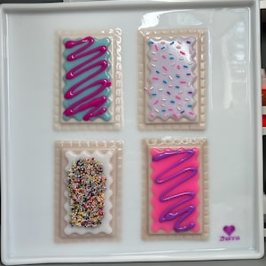 Pop Art Breakfast Toaster Pastry , 3D Pop Art wall art, Nursery Room Decor, Candy Art, Wall Hanging