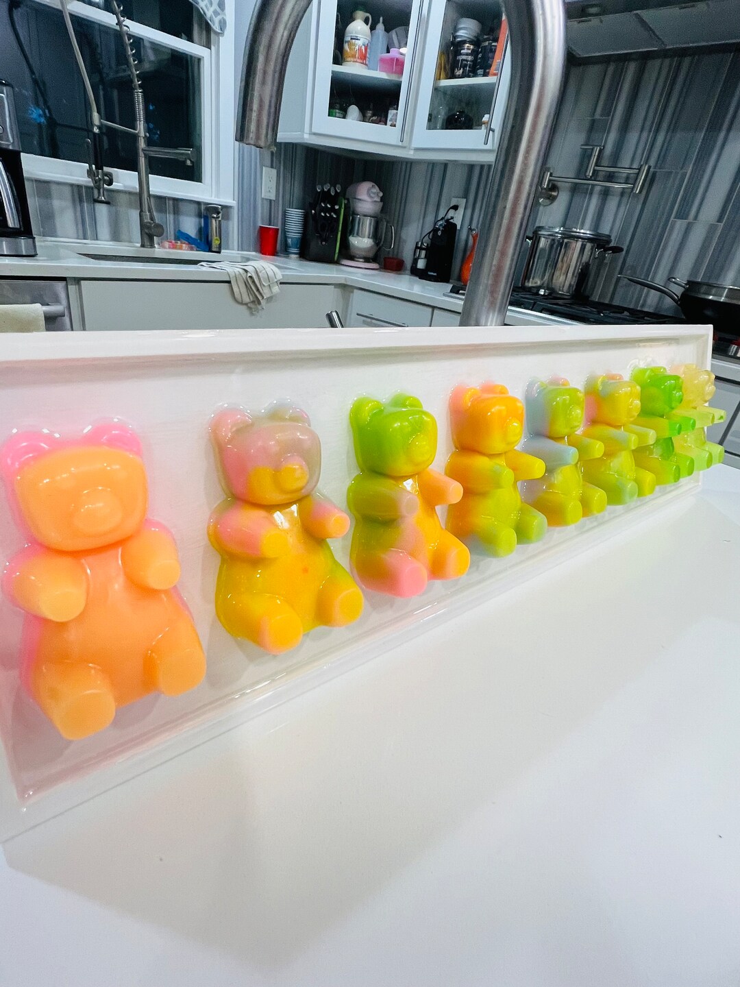 Extra Large Tie Dye Resin Gummy Bears 3D Pop Art Wall Art Etsy Extra Large Tie Dye Resin Gummy Bears 3D Pop Art Wall Art Etsy