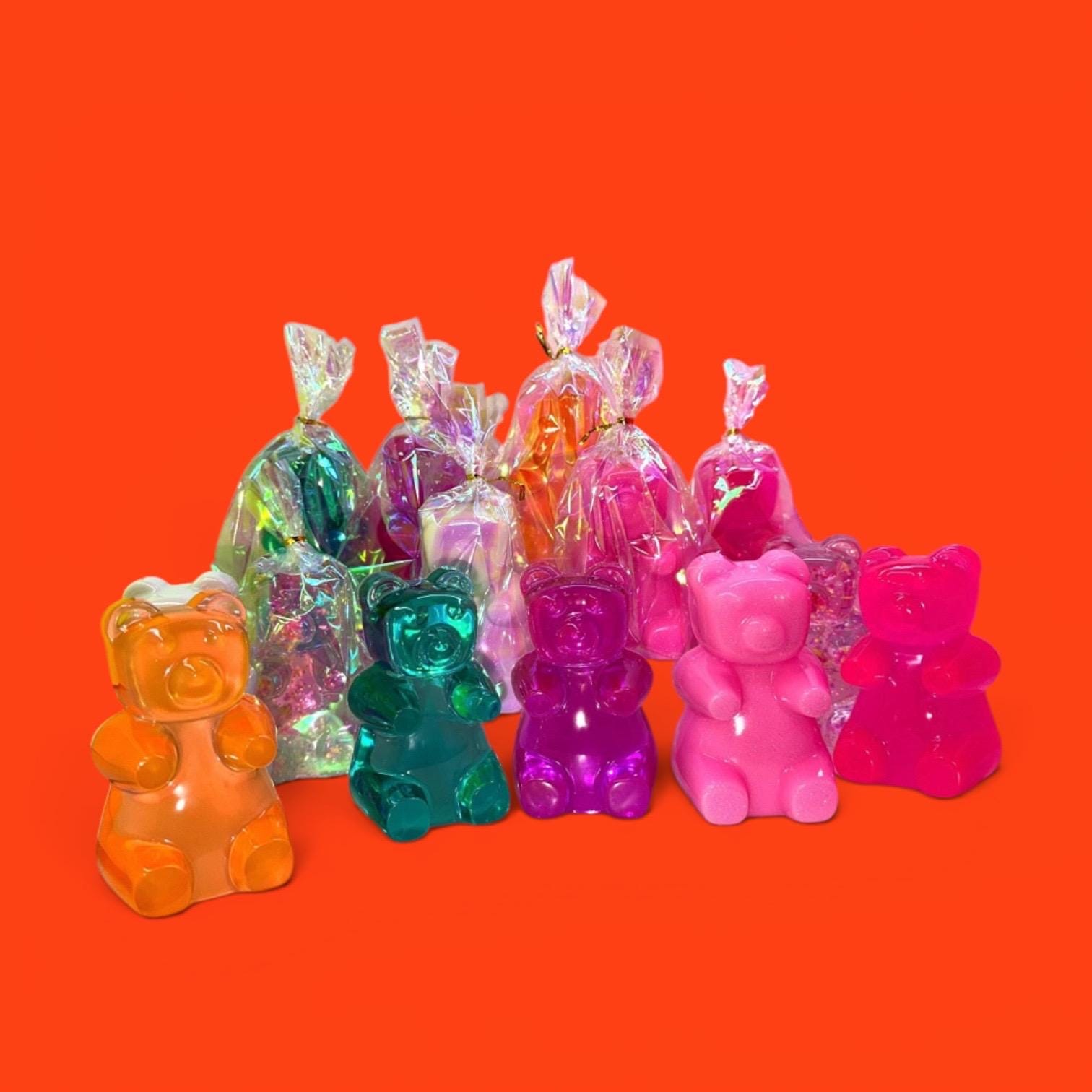 Resin Gummy Bear Figurine – 5 Inch Candy Colored Pop Art Gift – Ready ...