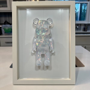 Giant Holographic Resin Gummy Bear: 3D Pop Art Wall Hanging
