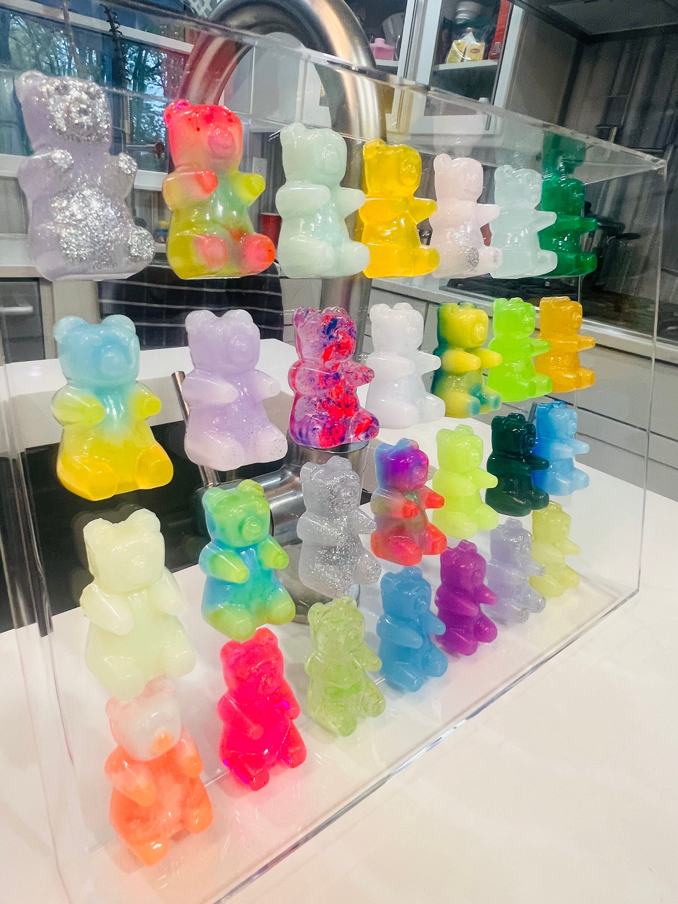 Candy Gummy Bear Resin 3D Nail Art / 2pcs