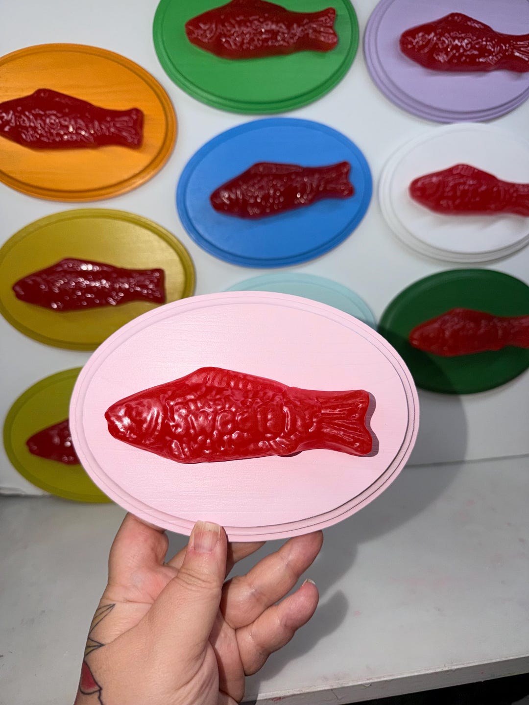 Gummy Candy Resin Wall Art: 3D Gummy Candy Pop Decor - Etsy