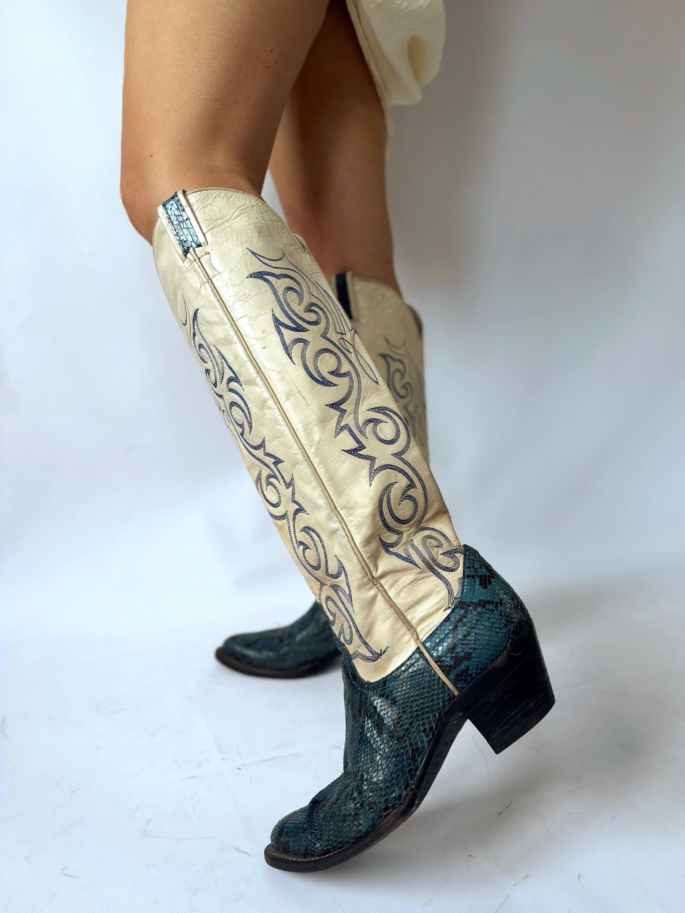 Tony Mora Cowboy Boots - Etsy