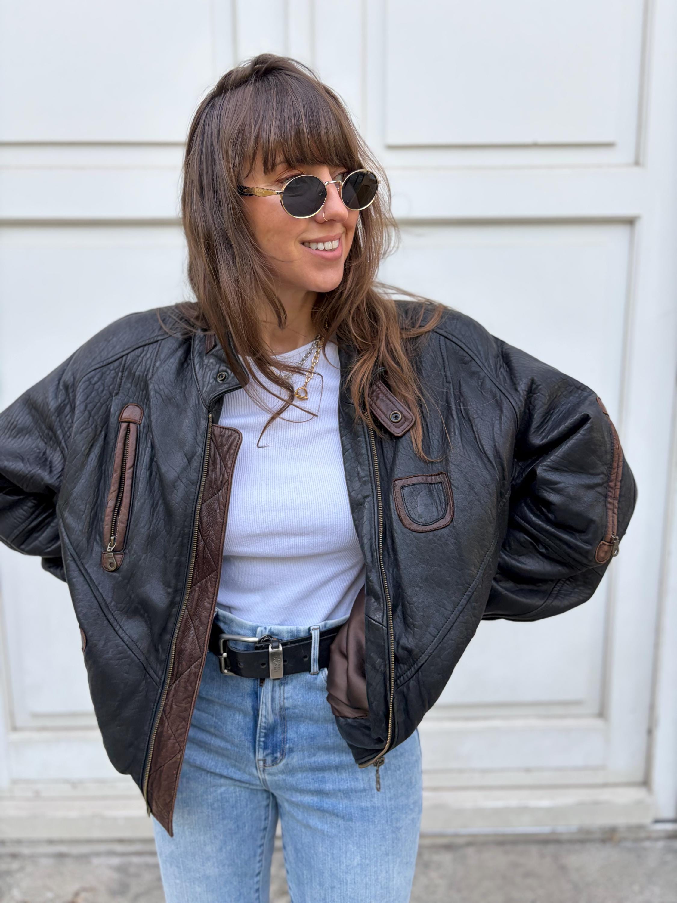 Maddox Leather Jacket - Etsy UK