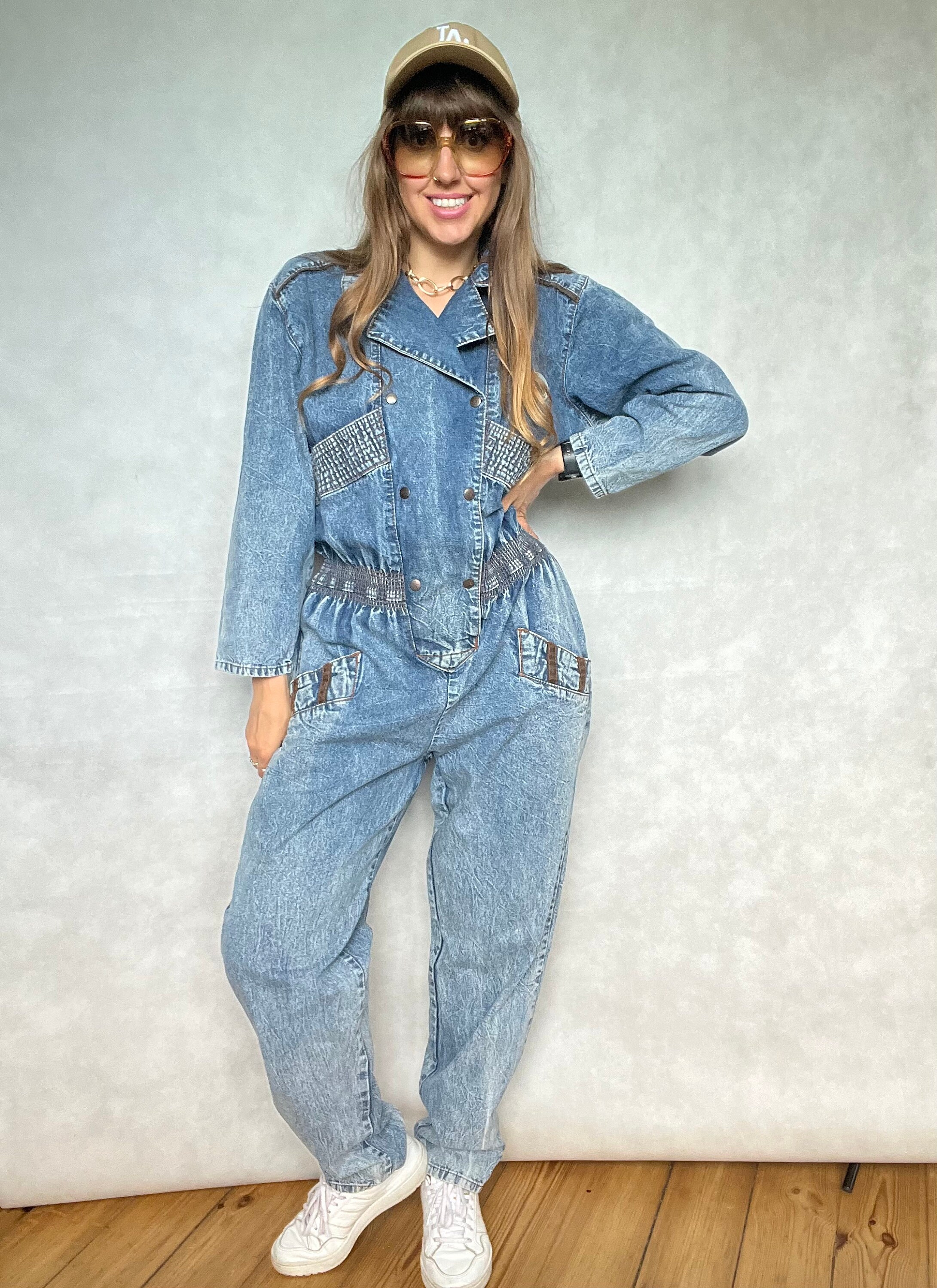 Sleeveless Flare Denim Jumpsuit – IRHAZ