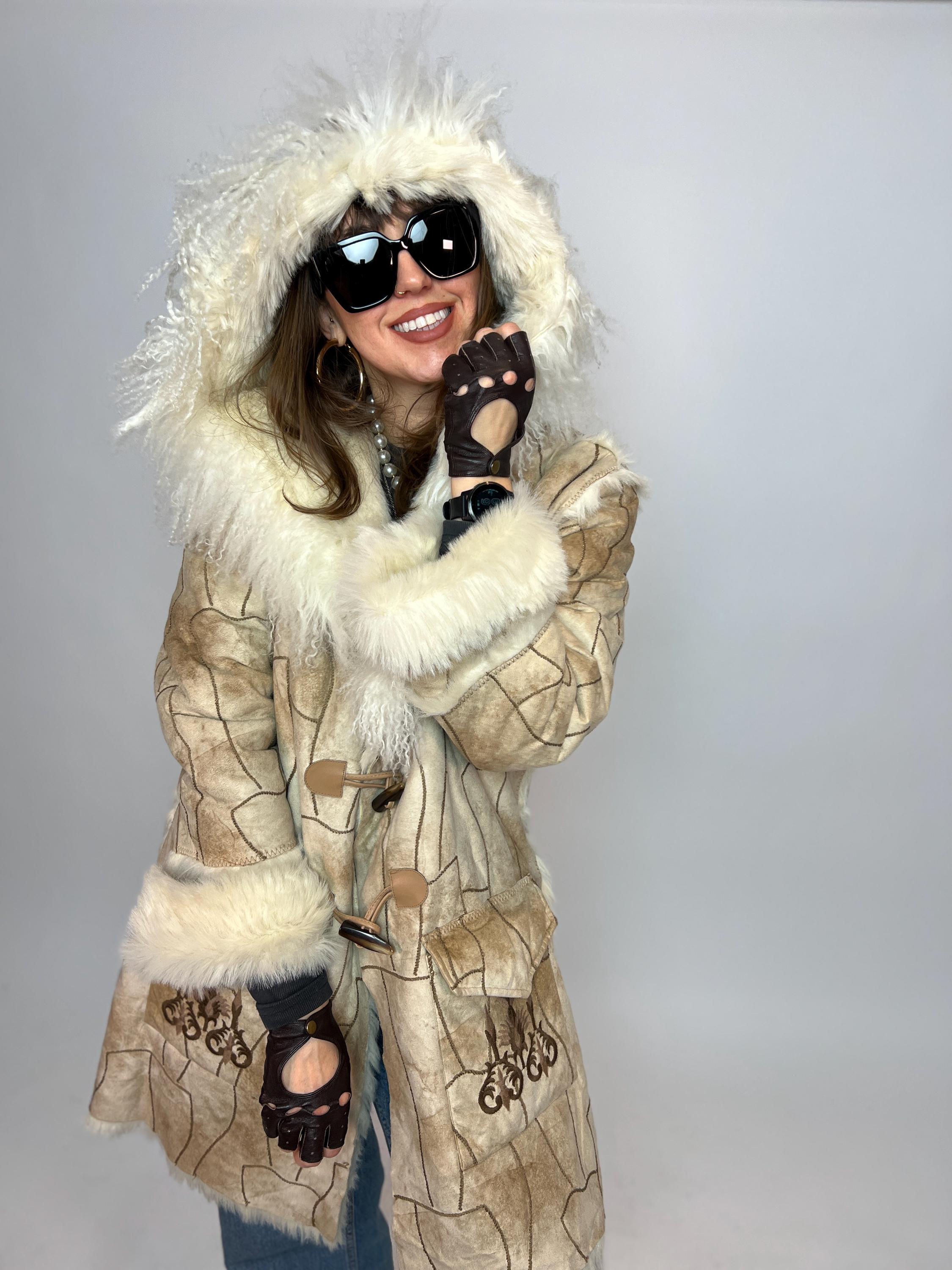 独特な Lumignon original ♥ Quilting fur coat ジャケット
