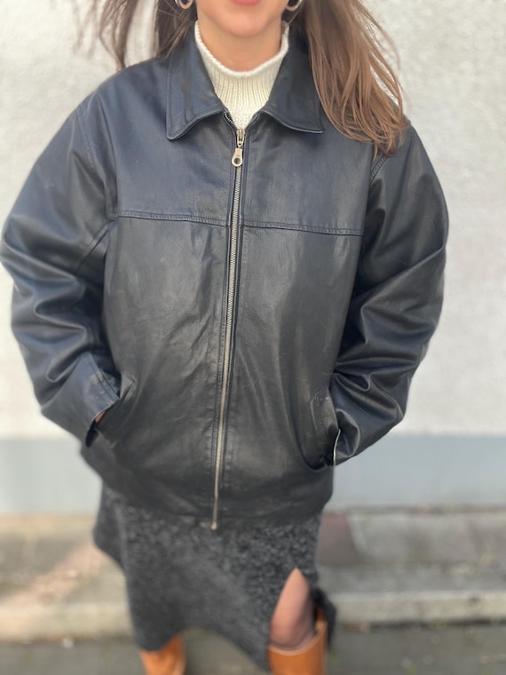 ジャケット・アウター vintage 90's lamb leather blouson LL vintage 90's lamb leather blouson LL 14 Best Leather Jackets