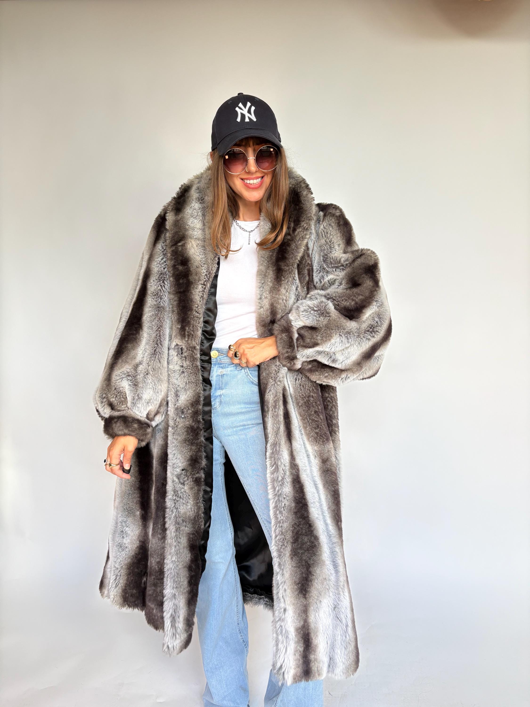 Fake Mink Fur Coat - Etsy
