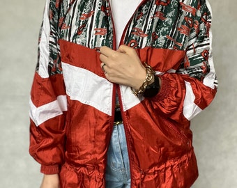 Vintage Shell Jacket Sports Jacket Windbreaker Sports Jacket 80s