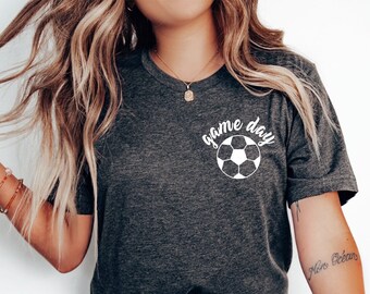 Soccer Game Day Shirt,Soccer Shirt,Soccer Mom Shirt,Sports Mom Shirt,Gift for mom,Soccer Lovers Shirt,Soccer players shirt,Soccer Mom Gift