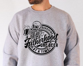 Sudadera de paternidad, camisa de papá divertida, camisa de marido bebiendo, regalo del día del padre, regalo para papá, regalo de cumpleaños de papá, regalo de Navidad, sudadera de papá