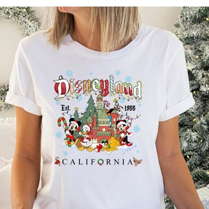 Mickey and Friends Christmas Shirt,Vintage Disneyland Christmas Shirt,Disneyland Shirt,Christmas Family Shirt,Christmas Gift,Mickey Shirt