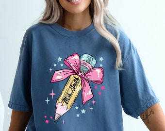 Comfort Colors Custom Teacher Sweatshirt,Back To School Shirt,Funny Teacher Shirt,Gift For Teacher,Teacher Gift,Teacher Appreciation Gift