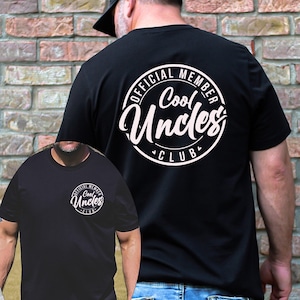 Uncle Shirt,Cool Uncle Shirt,Cool Uncle Club T-shirt,Uncle Gift,Uncle Birthday Gift,Uncle Sweatshirt,Cool Uncle Sweatshirt,New Uncle Gift
