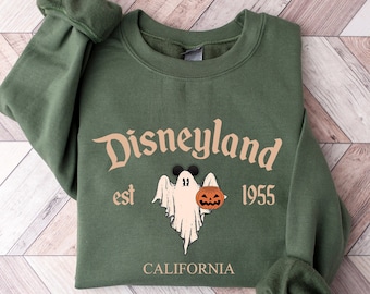 Disneyland Halloween Sweatshirt,Disneyland Sweatshirt,Halloween Shirt,Mickey Halloween Shirt,Disneyland Vacation Sweatshirt,Cute Ghost Shirt