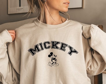Vintage Mickey Sweatshirt, Disneyland Shirt, Disney Crewneck Sweatshirt, Family Disney Shirt, Group Disney Shirt, Disney Trips Sweatshirt