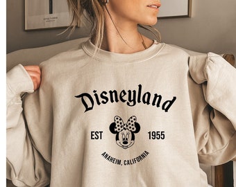 Disneyland Sweatshirt,Minnie Sweatshirt,Disney Trip Shirt,Family Disney Shirt,Disneyland T-Shirt,Disney Trip T-Shirt,Minnie T-shirt,Minnie