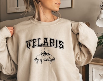 Velaris Sweatshirt, The City of Starlight Sweatshirt,SJM Merch,Acotar Velaris Sweatshirt,The Night Court Sweatshirt,Court of Dreams Sweater