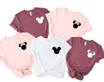 Disney Pocket Mickey Head Shirt,Mickey Ear Shirt,Disneyworld Shirt,Disney Mickey Shirt,Disney Trip Shirt,Disneyland, Minnie Shirt,Minnie ear