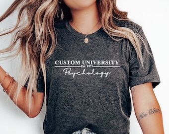 Custom College Shirt,Custom School Shirt,Personalized School Shirt,Custom University Shirt,Personalized College Program,Gift for students