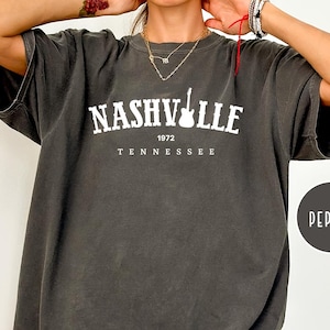 Comfort Colors Nashville Shirt,Tennessee Shirt,Music Shirt, Country Music Shirt,Nashville Gift,Girls Trip Group Shirt,Nashville Trip Shirt