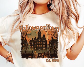 Comfort Colors Halloweentown Est 1998 Shirt,Halloweentown University,Halloweentown Shirt,Halloween Shirt,Halloween Sweatshirt,Halloween Gift