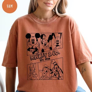 Comfort Colors Vintage Mickey & Co 1928 Shirt,Vintage Disney Shirt,Disneyland Shirt,Disneyworld Shirt,Family Matching Shirt,Mickey Shirt
