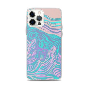 Pastel Swirl Clear Case for iPhone®