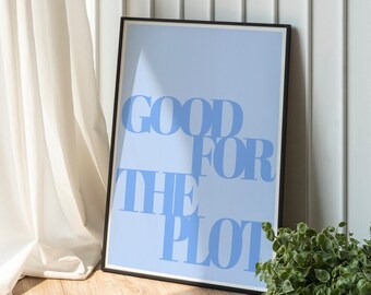 Good For The Plot (digital download) - blue, light blue