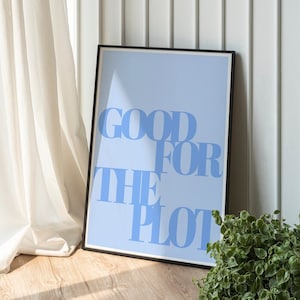 Good For The Plot (digital download) - blue, light blue