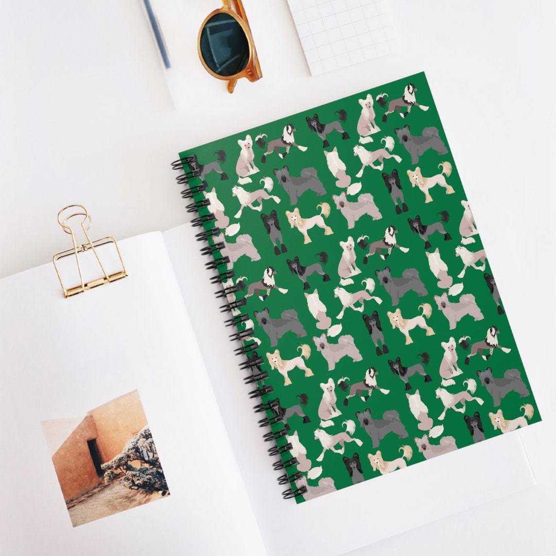 Chinese Crested Spiral Notebook Dog School Notepad, Shadow Work Journal ...