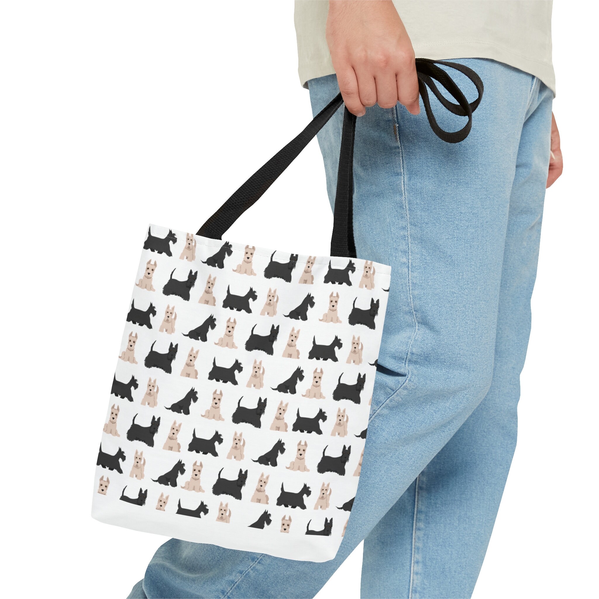 Scottie Glitzer Kosmetiktasche – 23,5x17 Cm, Mit Spruch "It's Not Dog Hair It's Scottie Glitter"