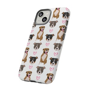 Pitbull phone case, bully dog iphone cover, american bulldog samsung galaxy, google pixel covering