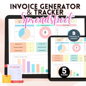 Invoicing With Google Sheets Automatic Invoice Generator Template Tracking Small Business Housekeeping Managment Electrician Travel Agent