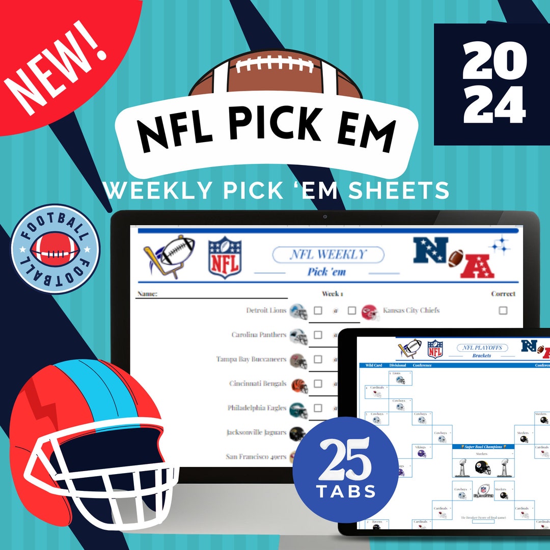 football-weekly-pick-em-pool-with-points-printable-sheet-pro-football-bet-tracker-spreadsheet-printable-weekly-2024-nfl-football-pick-sheets-etsy