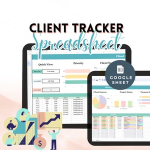Small Business CRM Dashboard: Client & Lead Tracker (Google Sheets)