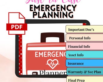 Just in Case Planner End of Life Estate Last Wishes Emergency Printable End Of Life Planner Legacy Death Binder Funeral Estate Final Wishes