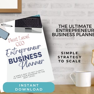 Entrepreneur Business Planner: Small Business Journal (PDF Printable)