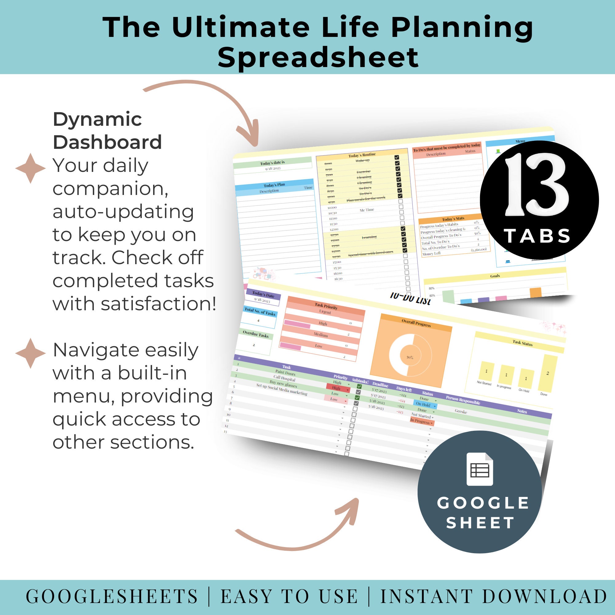 All in one Ultimate Life Planner Life Reset Planner Google Sheets all-in-one-ultimate-life-planner-life-reset-planner-google-sheets