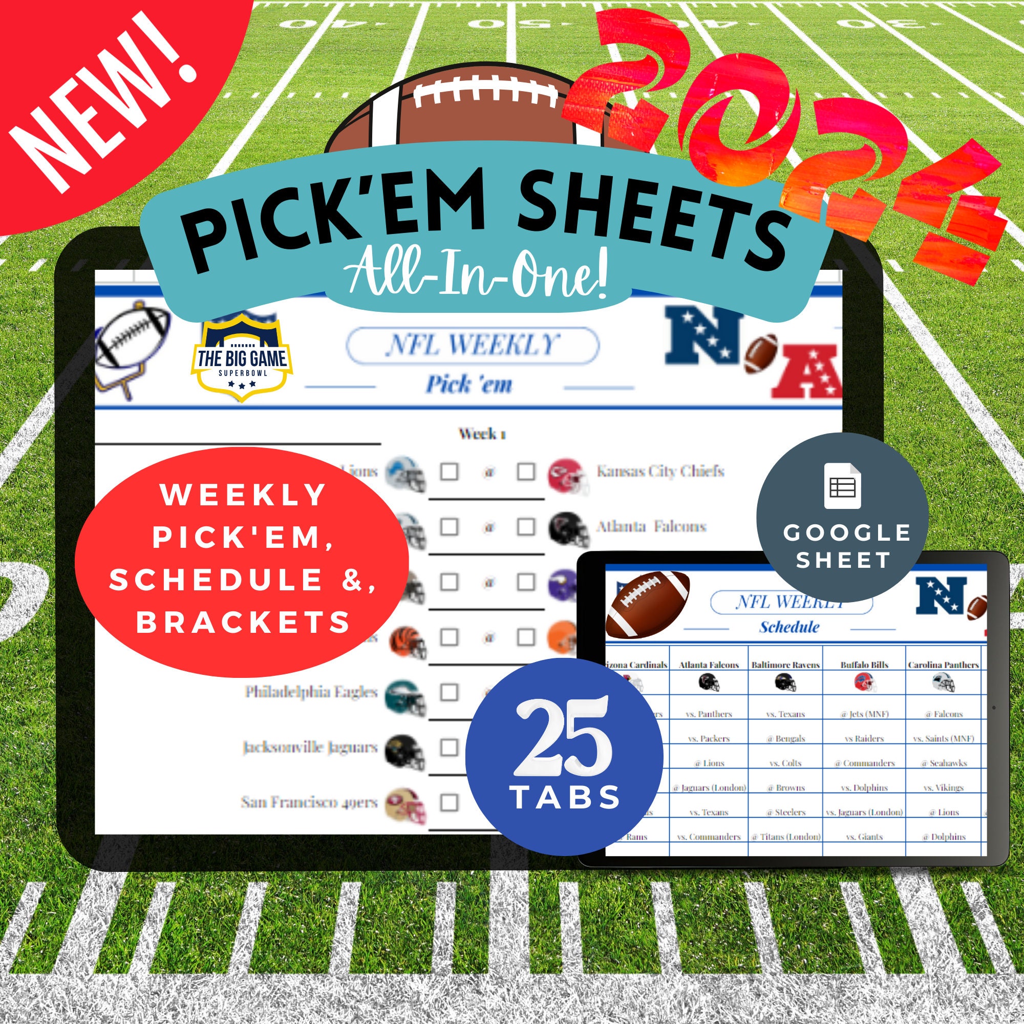 NFL 2024 Pick 'em Pro Football Pick Against the Spread Picks Pickem
