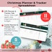 Christmas Planner Spreadsheet Google Sheets Gift Tracker Guide Budget ...