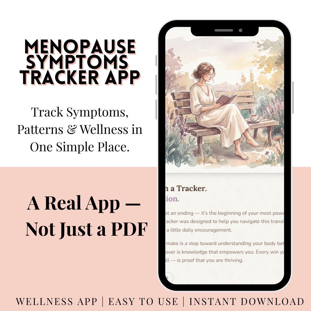 Menopause Tracker App Track Symptoms Patterns Wellness in One Simple ...