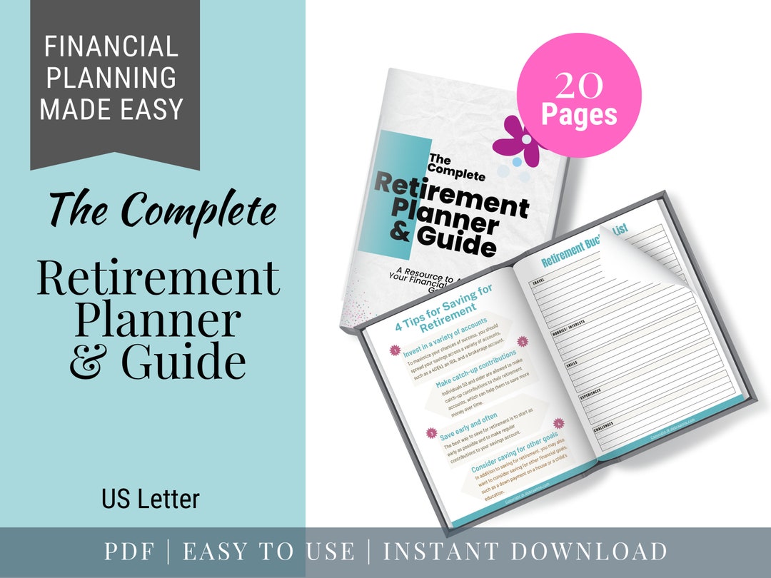 Retirement Planner Guide PDF Simple & Easy to Use Retire Early Tracker