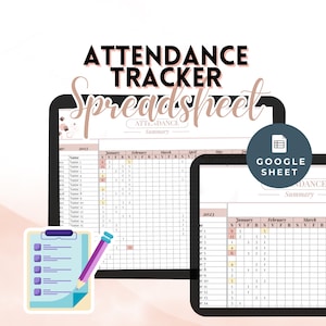 Employee Attendance Tracker: Weekly Schedule Template (Google Sheets)