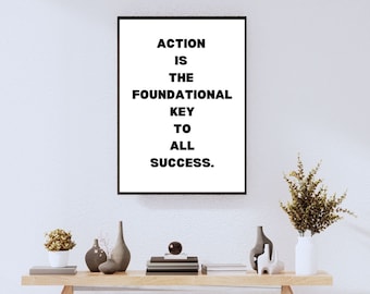 Gym Quotes Printable Wall Art, Motivational Print, Home Gym Wall Décor, Gym Poster, Inspirational Typography Art, Downloadable Art