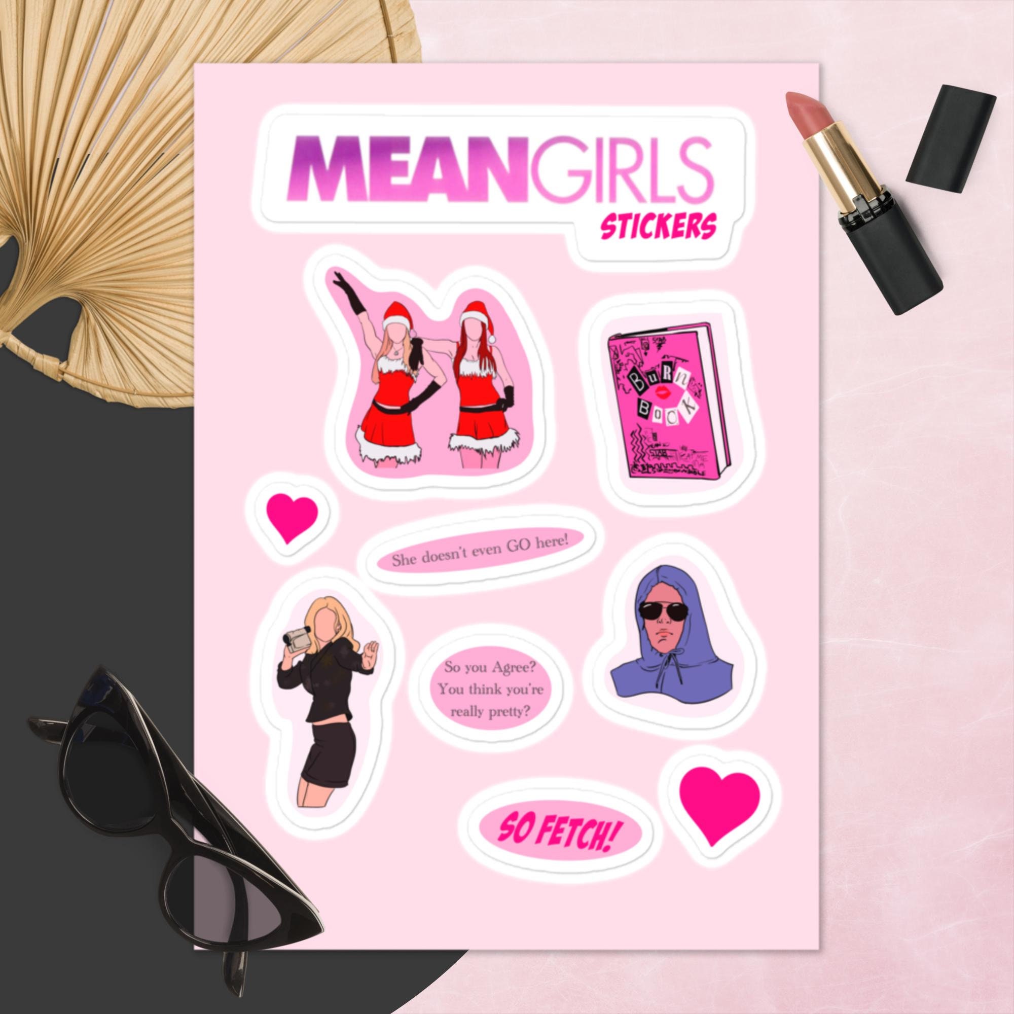 Mean Girls Movie Stickers Sheet Etsy