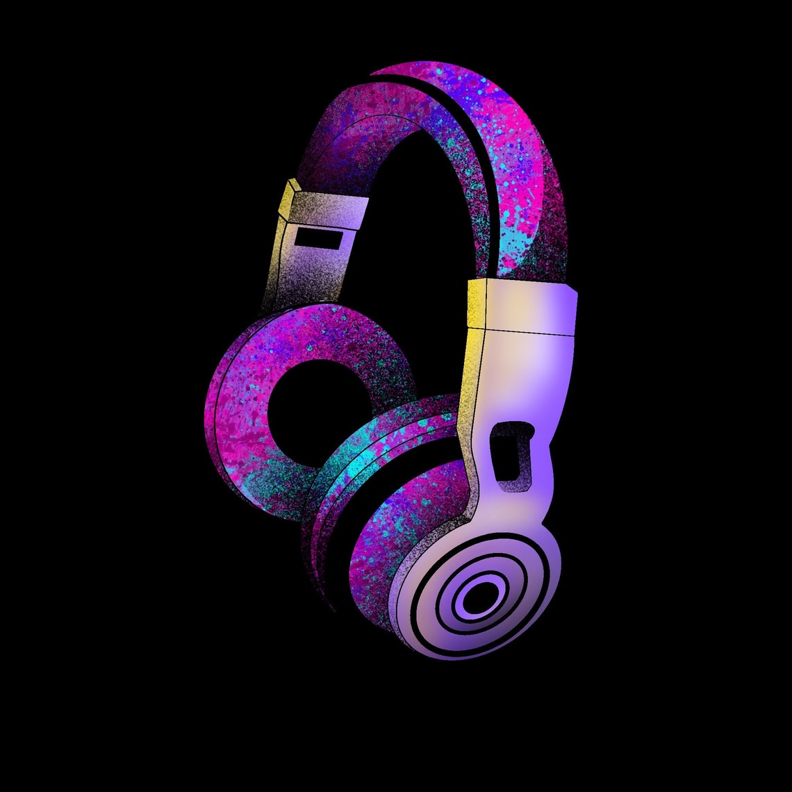 Graffiti Headphone Design Bundle Etsy