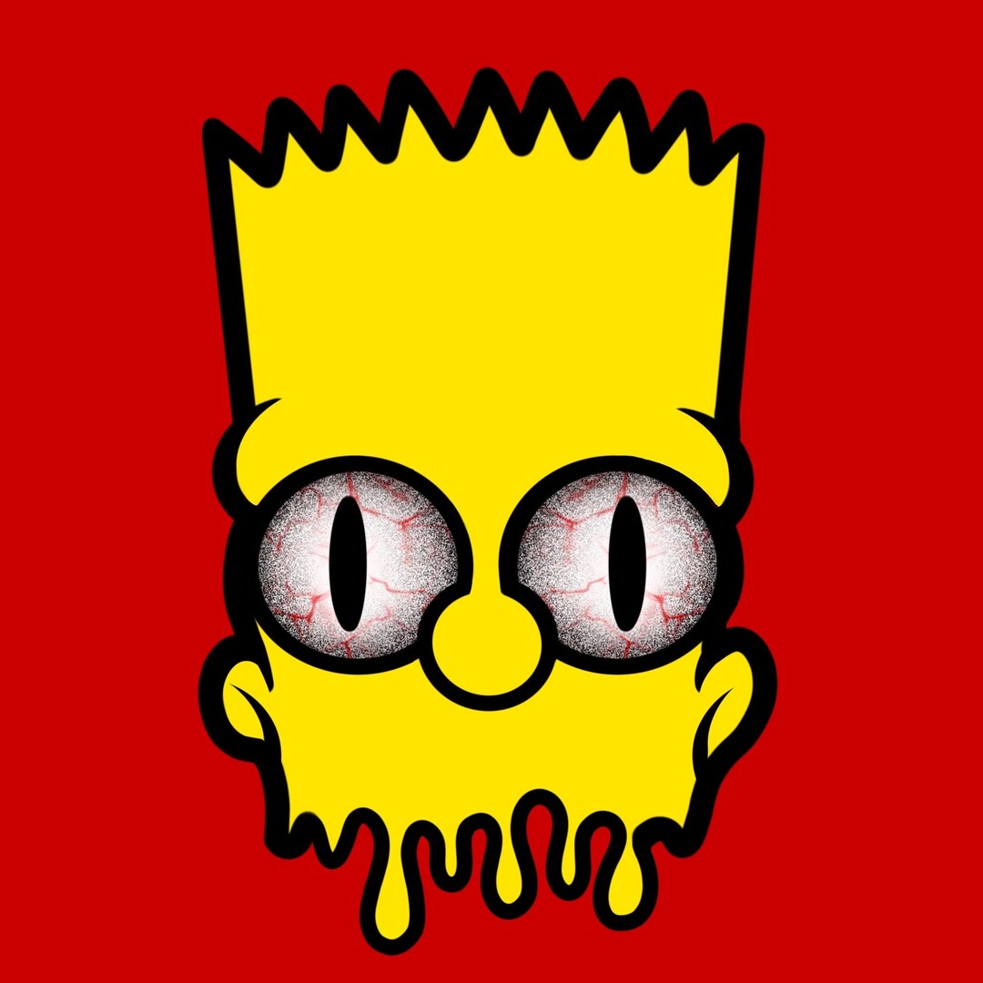 Bart Face Inspired simpsons Design Bundle (Instant Download) - Etsy